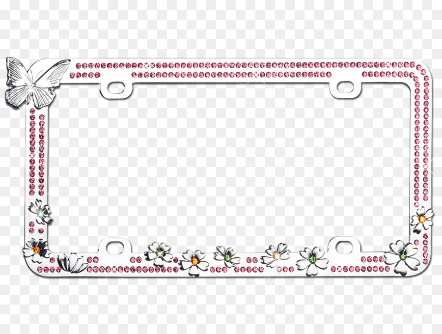 Bingkai Plat Nomor，Kupu Kupu PNG