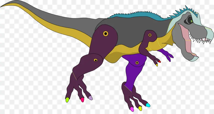 Dinosaurus Berwarna Warni，Dinosaurus PNG