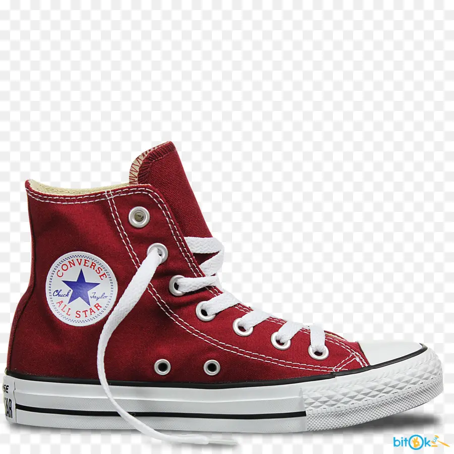 Sepatu Converse Merah，Sepatu Kets PNG