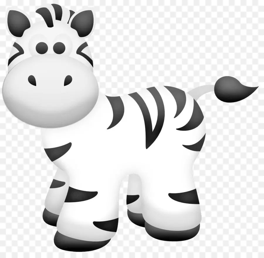 Kartun Zebra，Hewan PNG