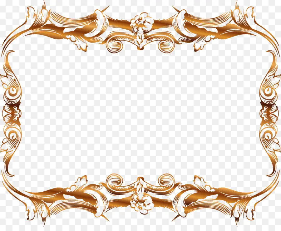 Bingkai Gambar Berornamen，Gambar PNG