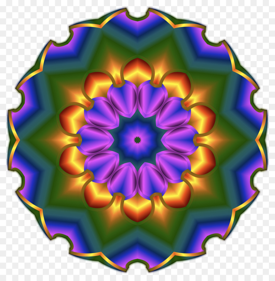 Kaleidoskop，Simetri PNG