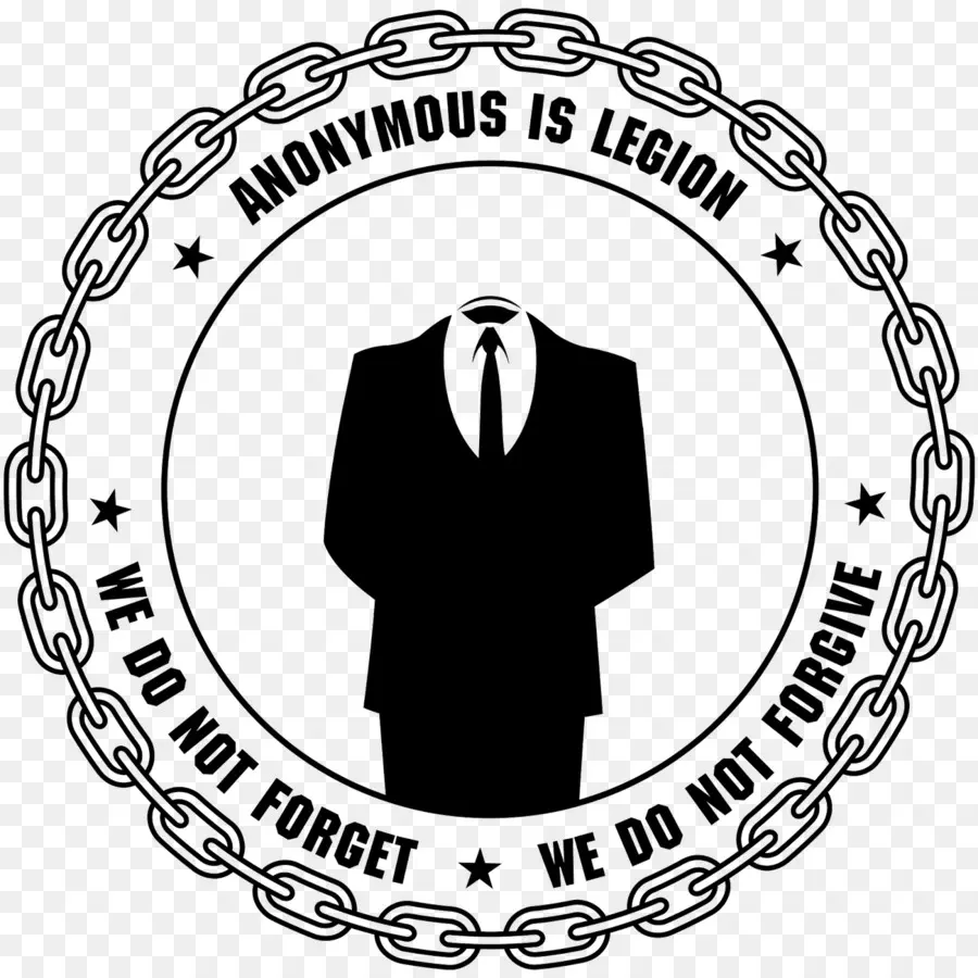 Logo Anonim，Peretas PNG