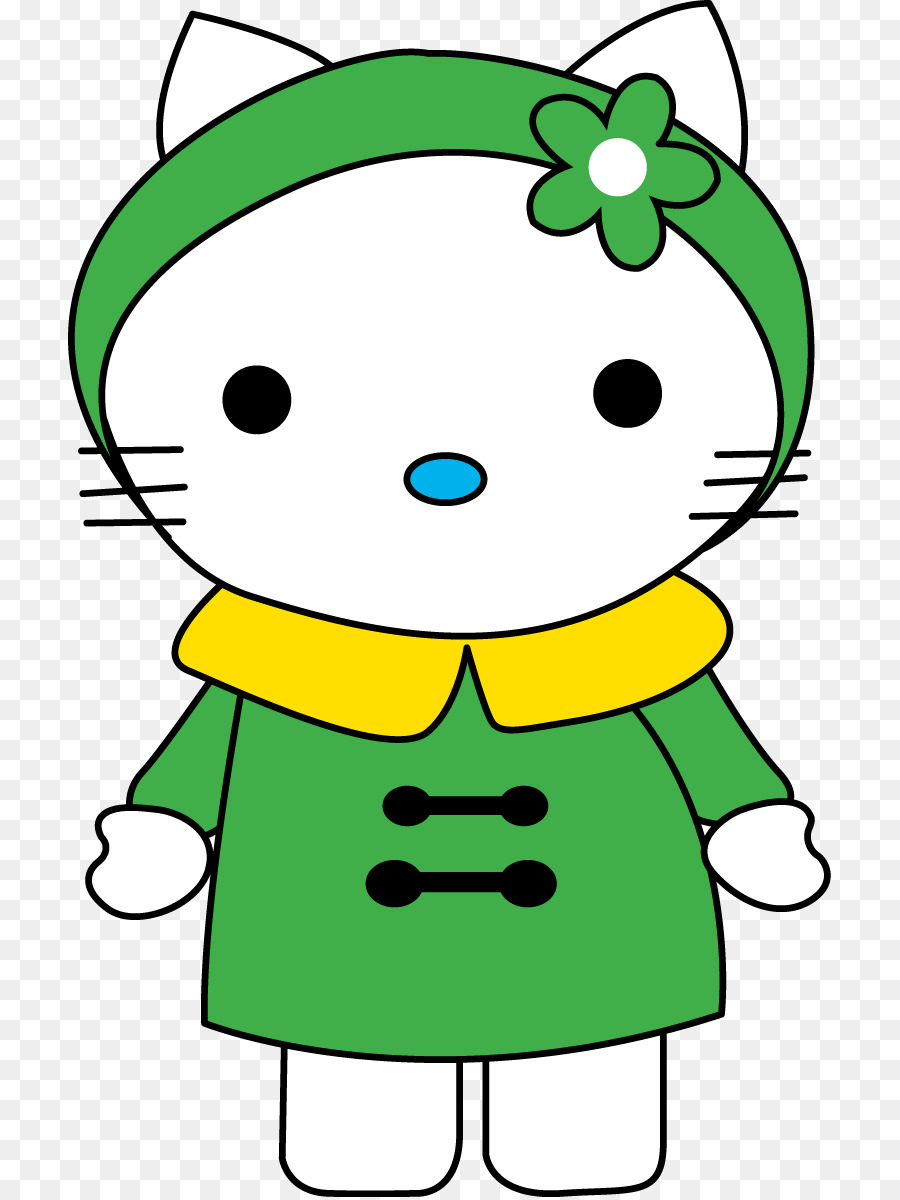 Buku Mewarnai，Hello Kitty PNG