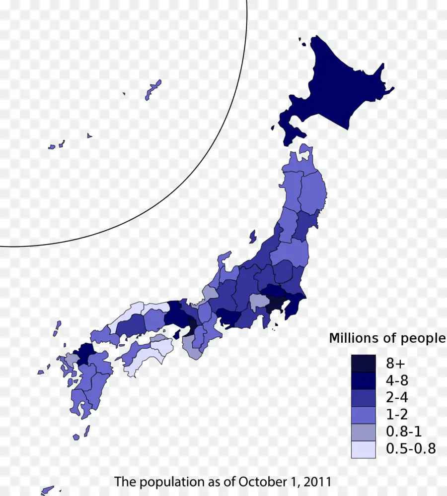 Peta Populasi Jepang，Demografi PNG