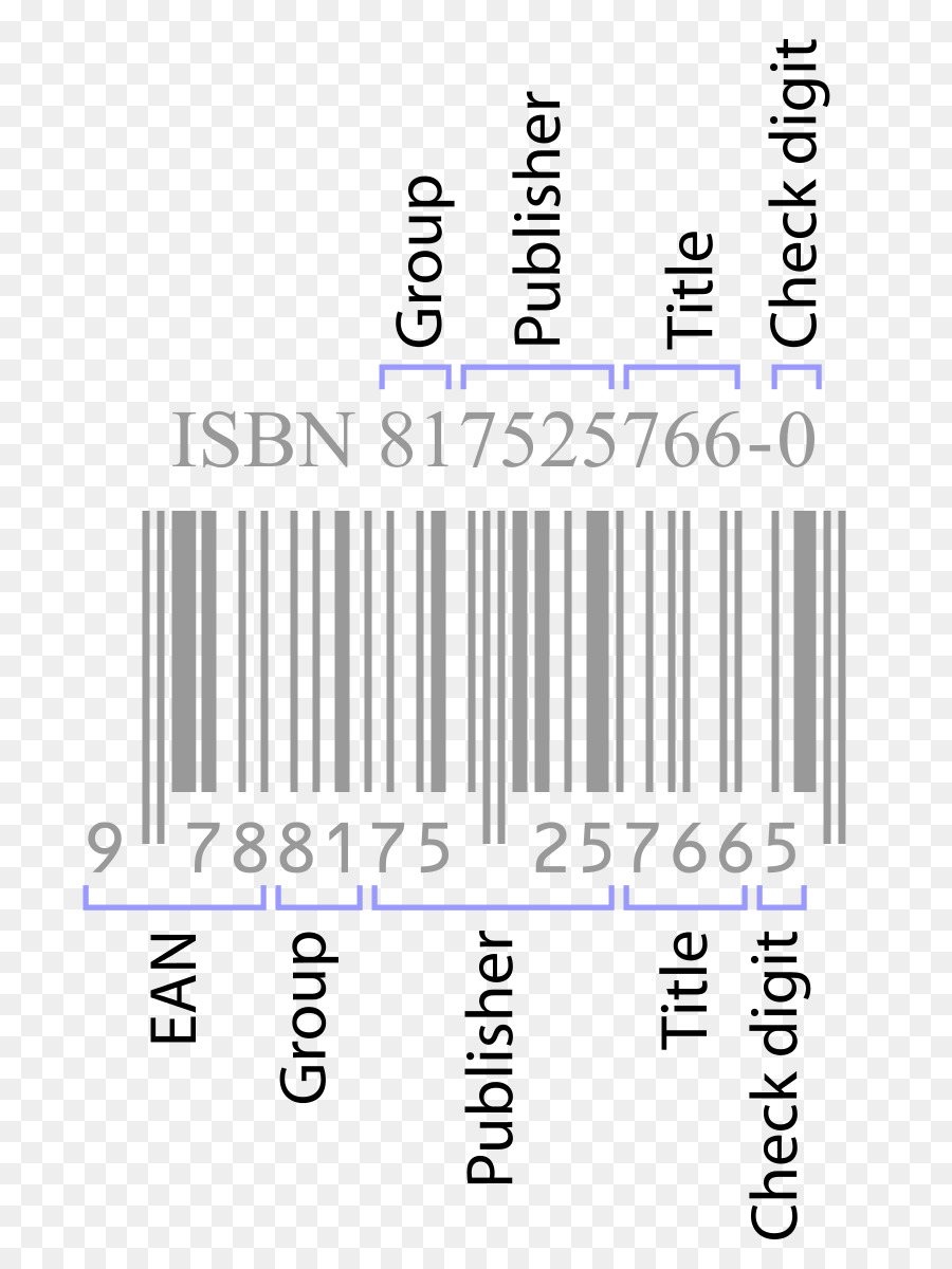 Nomor Buku Standar Internasional，Barcode PNG