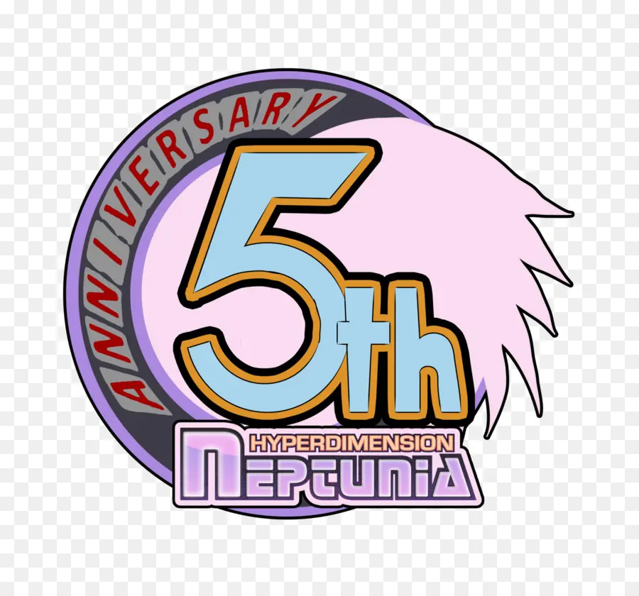 Logo Hari Jadi Ke 5，Peringatan Tahunan PNG