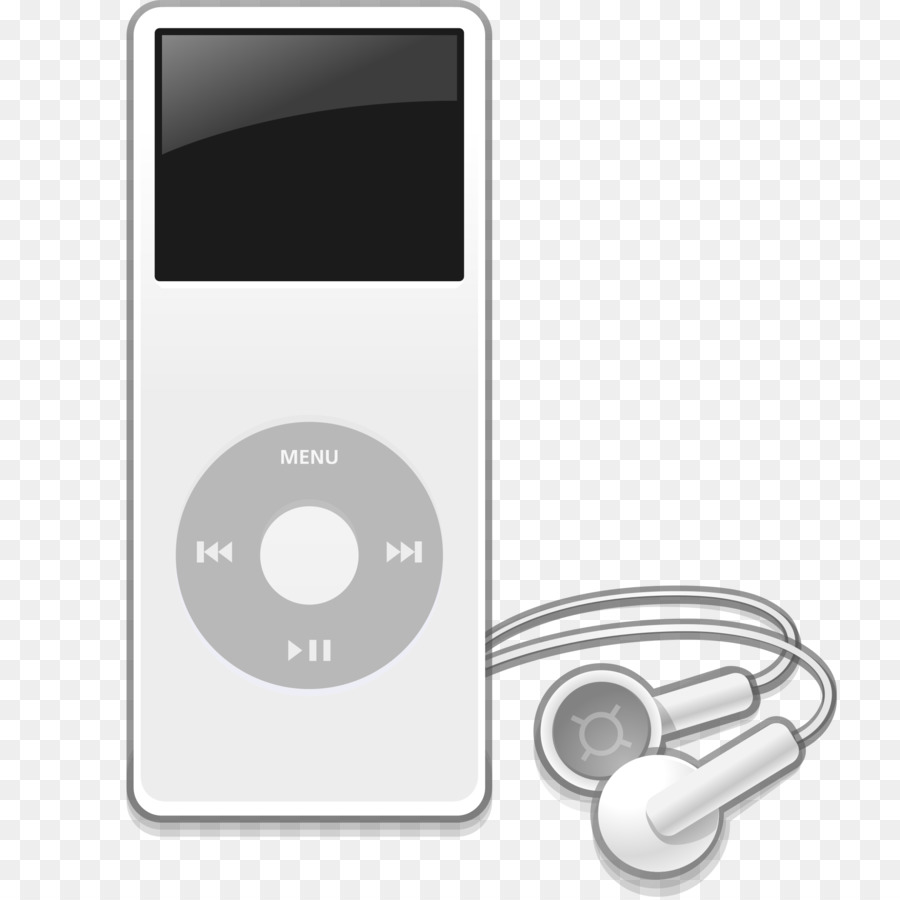 Pemutar Mp3 Putih，Earphone PNG