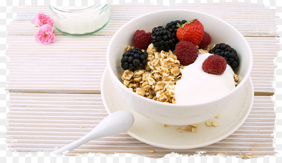 Granola Dengan Berry，Sarapan PNG