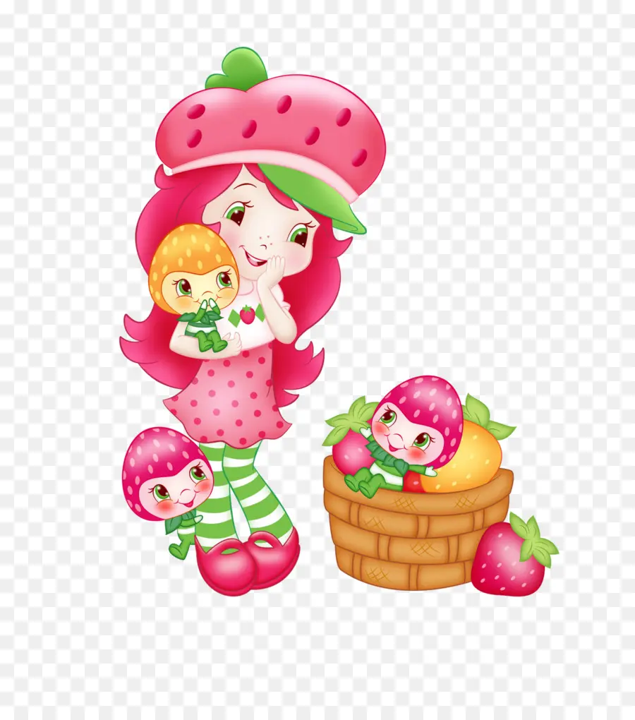 Strawberry Shortcake，Kue Pendek PNG