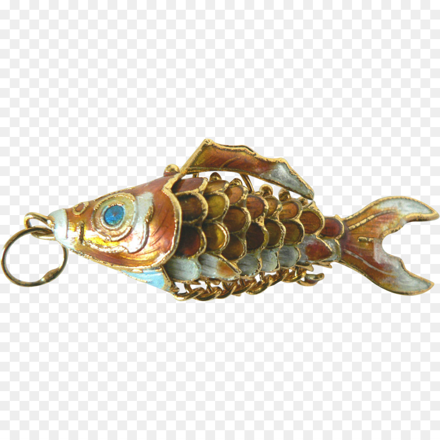 Gantungan Kunci Ikan，Logam PNG