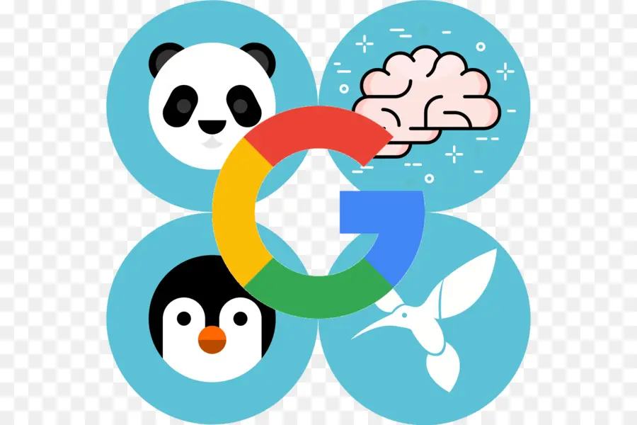 Ikon Algoritma Google，Panda PNG