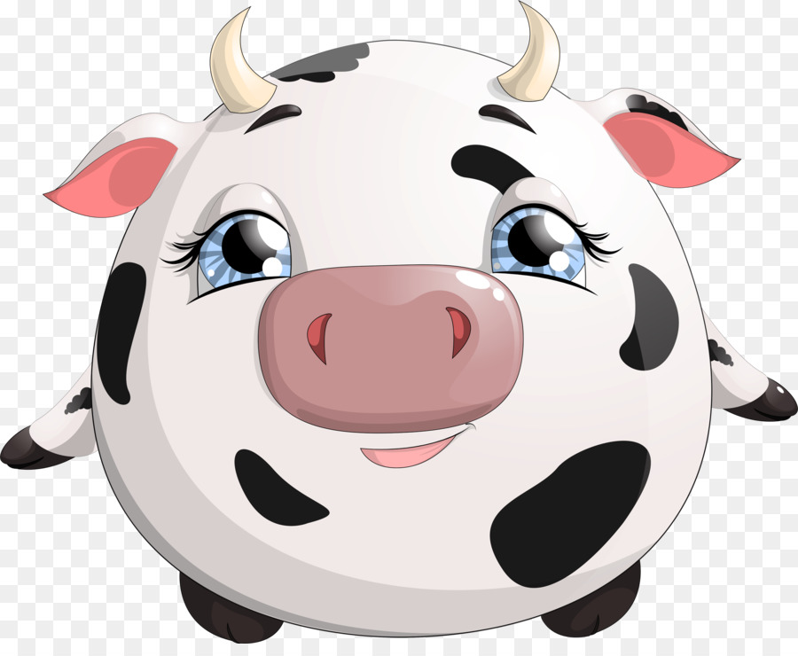 Sapi Kartun，Imut Imut PNG