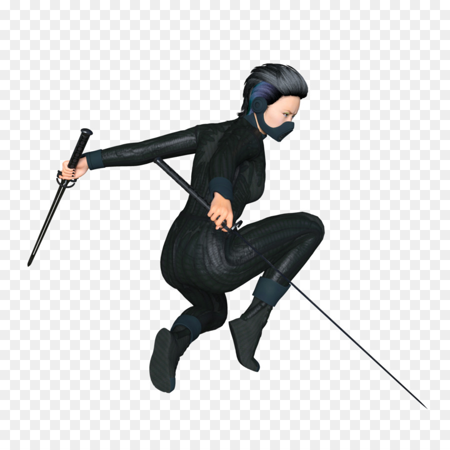 Kunoichi Ninja Wanita Gambar Png