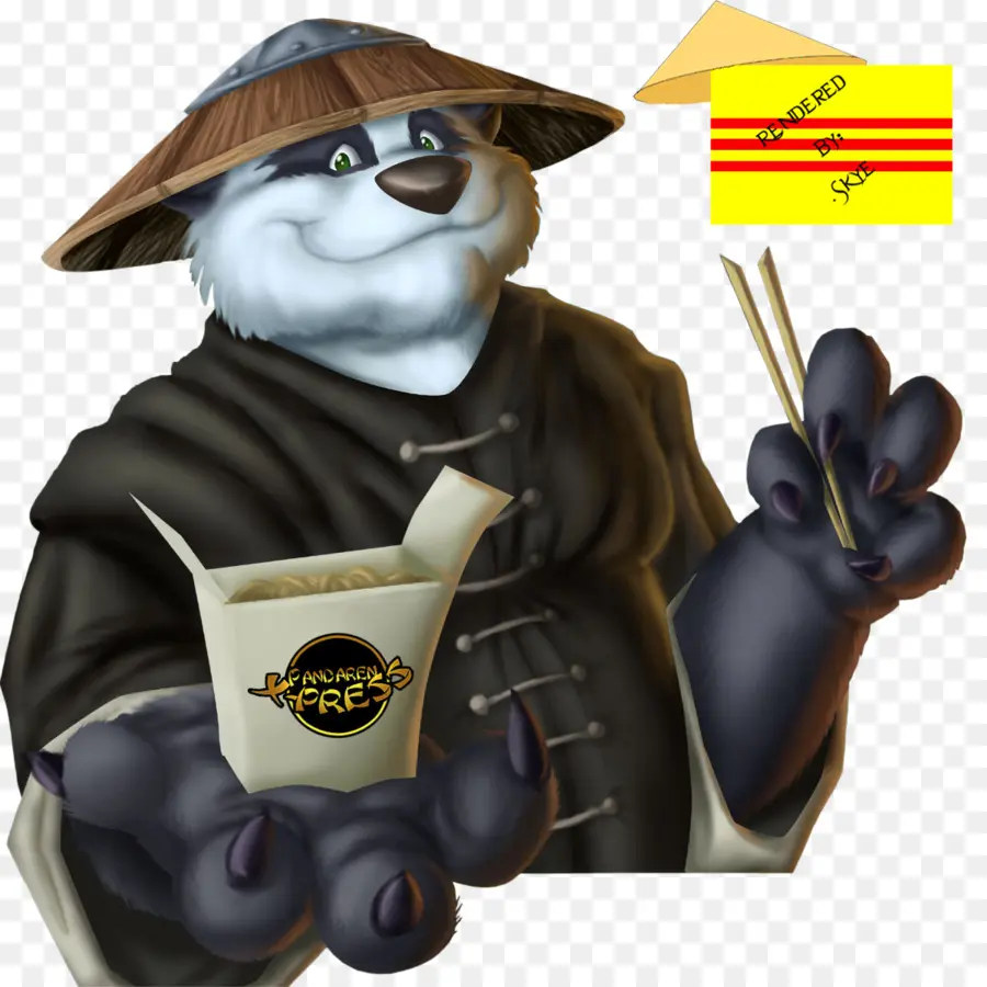 Panda，Sumpit PNG