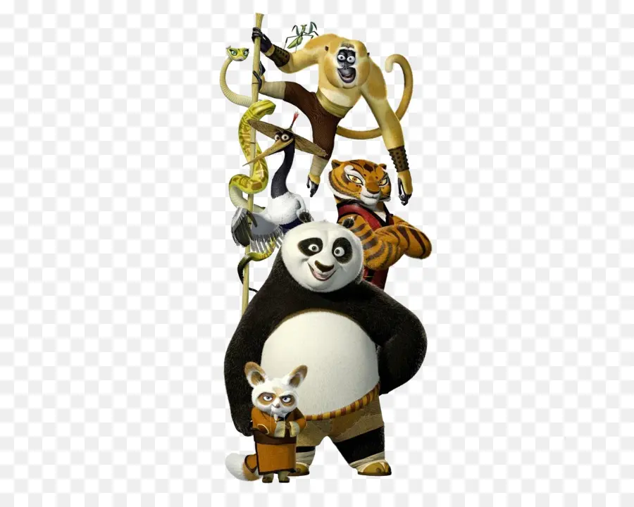 Karakter Kung Fu Panda，Animasi PNG