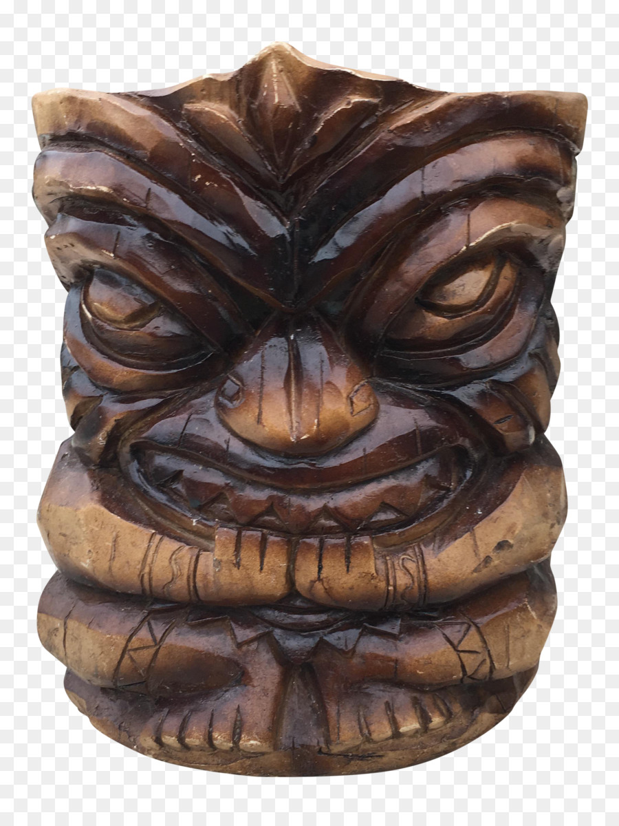 Tiki Kayu，Ukiran PNG