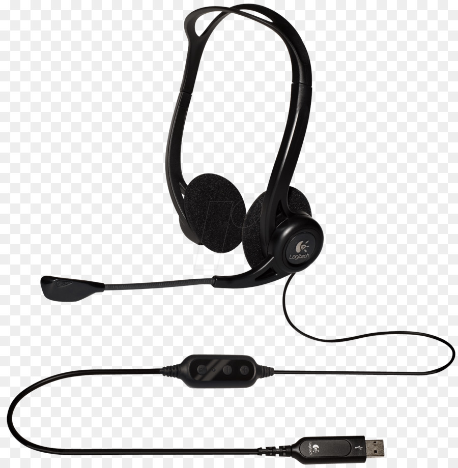 Headset Hitam，Mikropon PNG