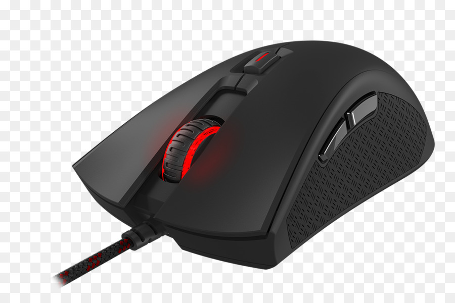 Mouse Berkabel Hitam，Komputer PNG