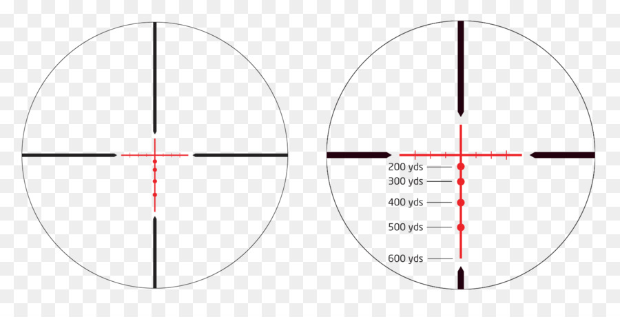 Reticle Lingkup Senapan，Garis Bidik PNG