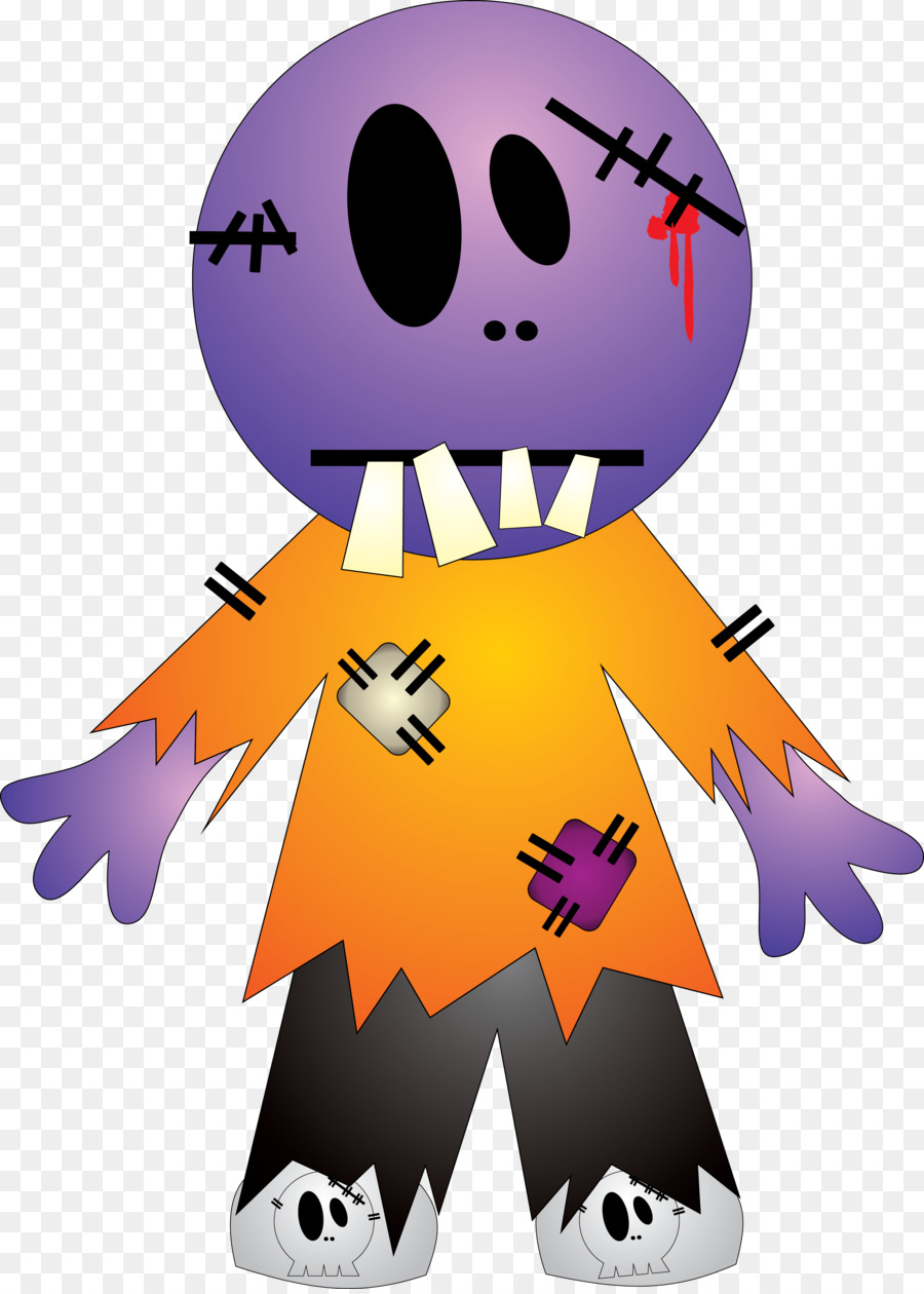 Zombi Ungu，Hallowen PNG