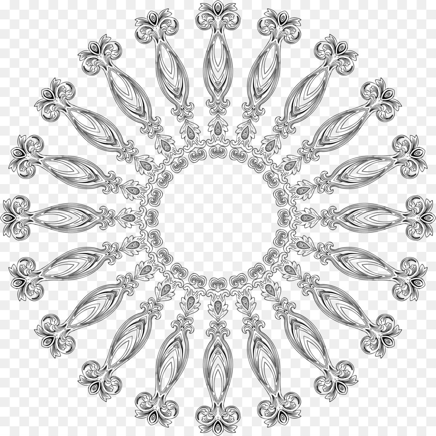 Hiasan Mandala，Desain Rumit PNG