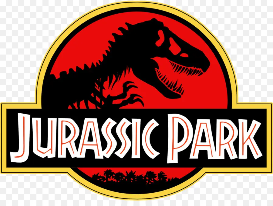 Logo Taman Jurassic，Dinosaurus PNG