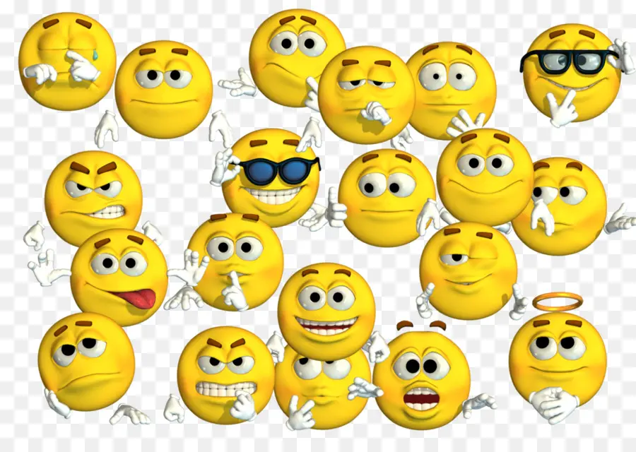 Emoji Kuning，Wajah PNG