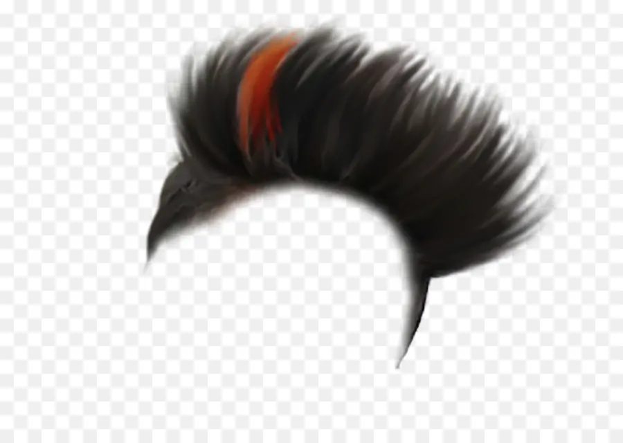 Rambut Mohawk Hitam，Gaya Rambut PNG