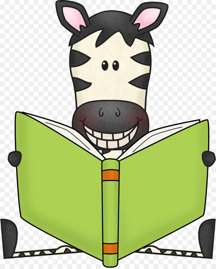 Membaca Zebra，Buku PNG