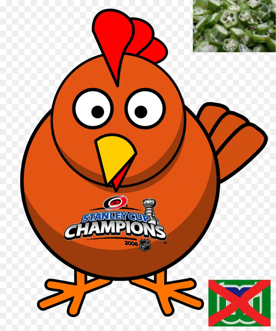 Ayam Kartun Dengan Logo Kejuaraan，Ayam PNG