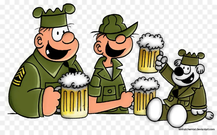 Beetle Bailey，Sarge PNG