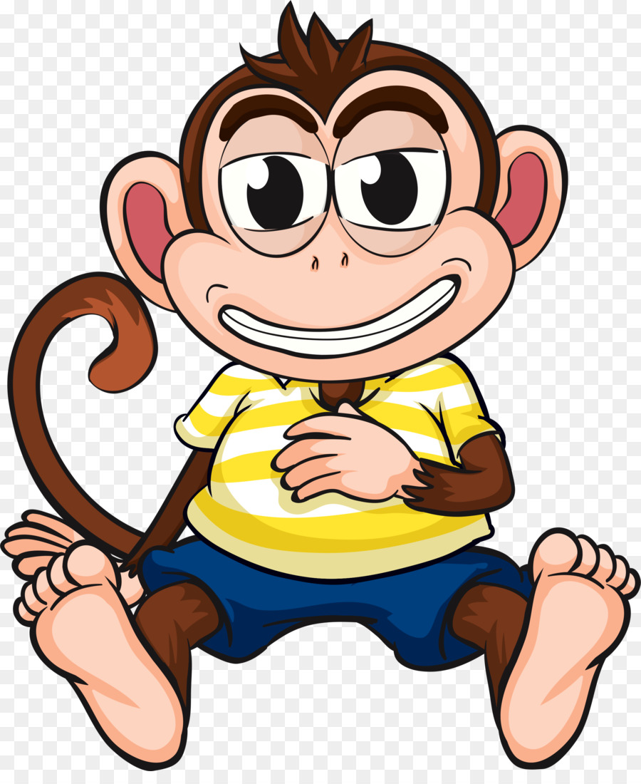 Monyet，Kartun PNG