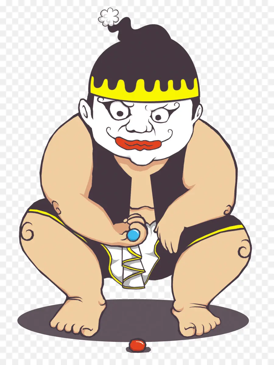 Pegulat Sumo，Kartun PNG