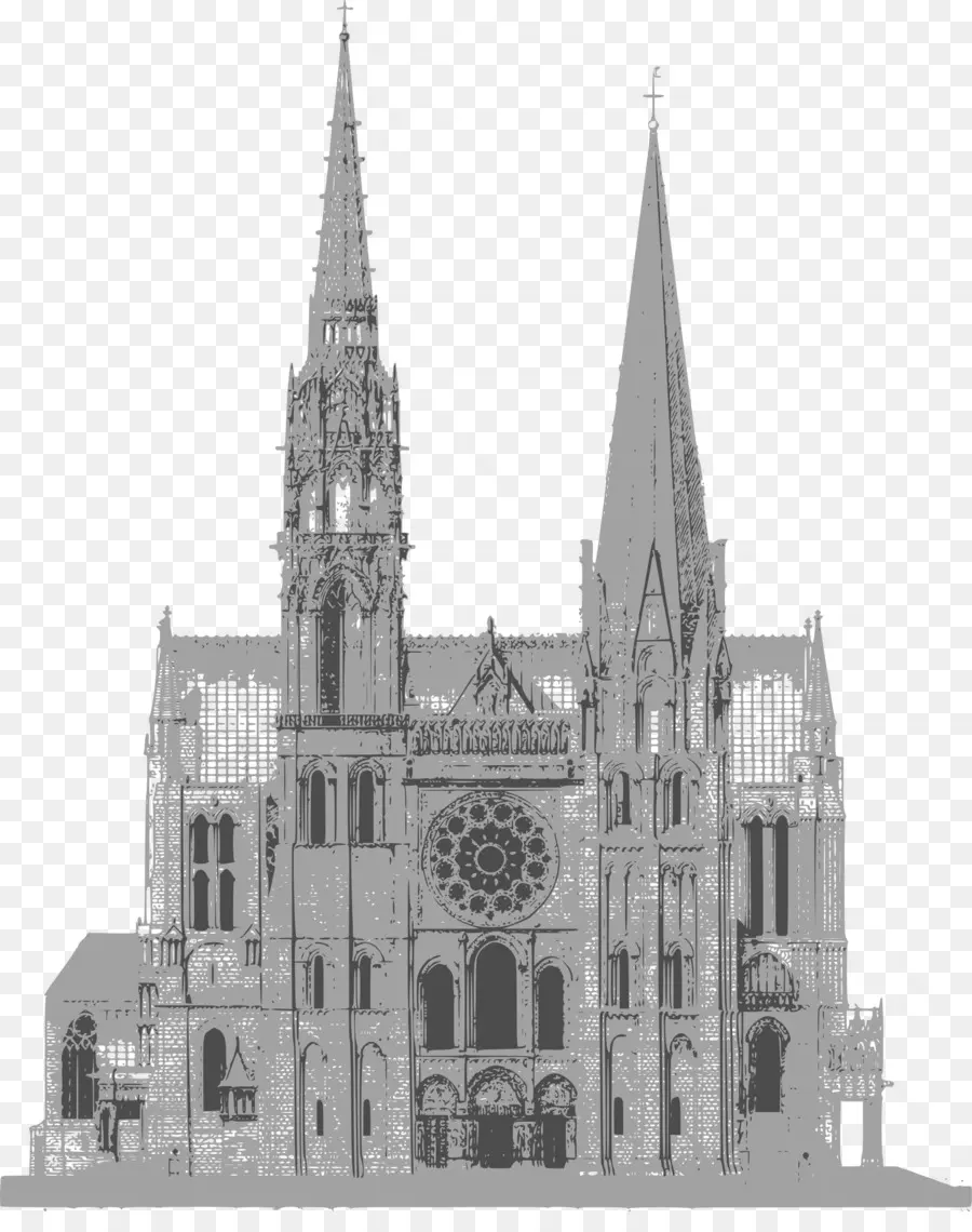 Katedral Chartres，Arsitektur Gothic PNG