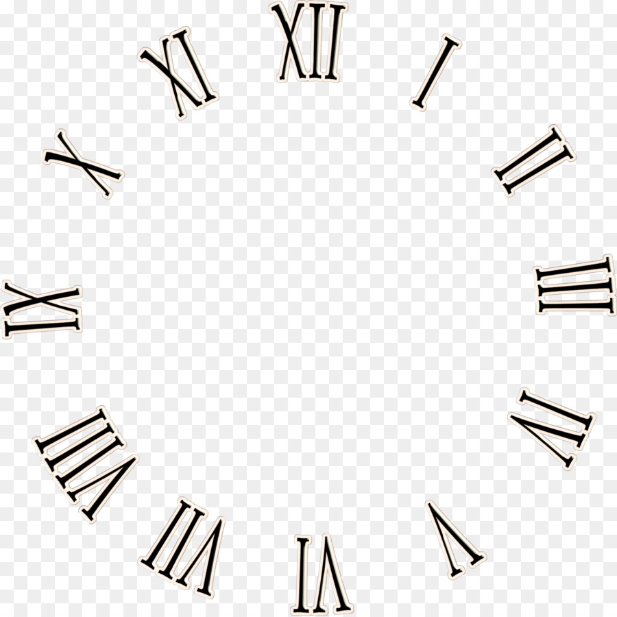 Wajah Jam Angka Romawi Jam Gambar Png