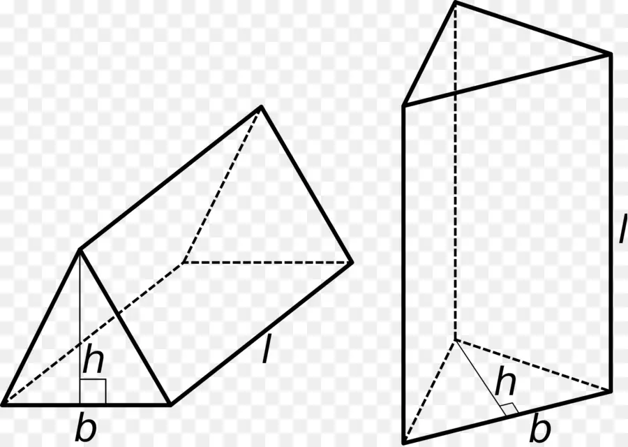 Bentuk Geometris，Prisma PNG