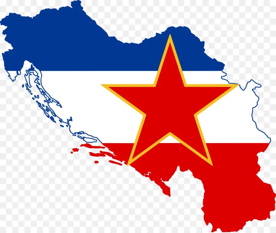 Peta Yugoslavia，Bendera PNG