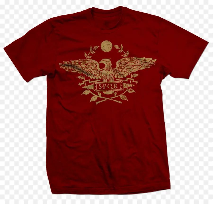 Kaos Spqr Merah，Kaos PNG