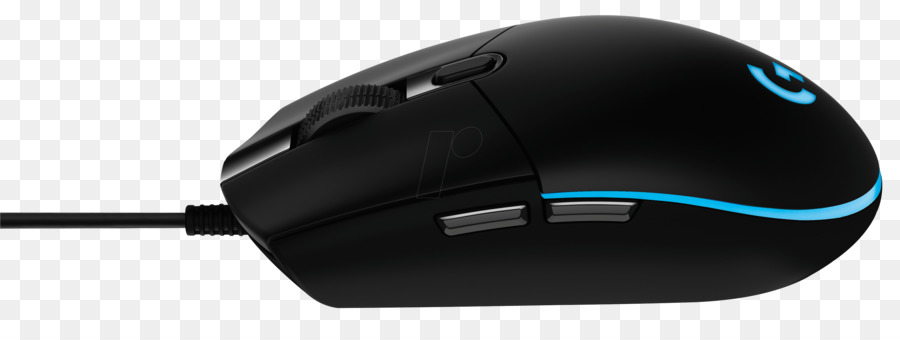 Mouse Berkabel Hitam，Komputer PNG