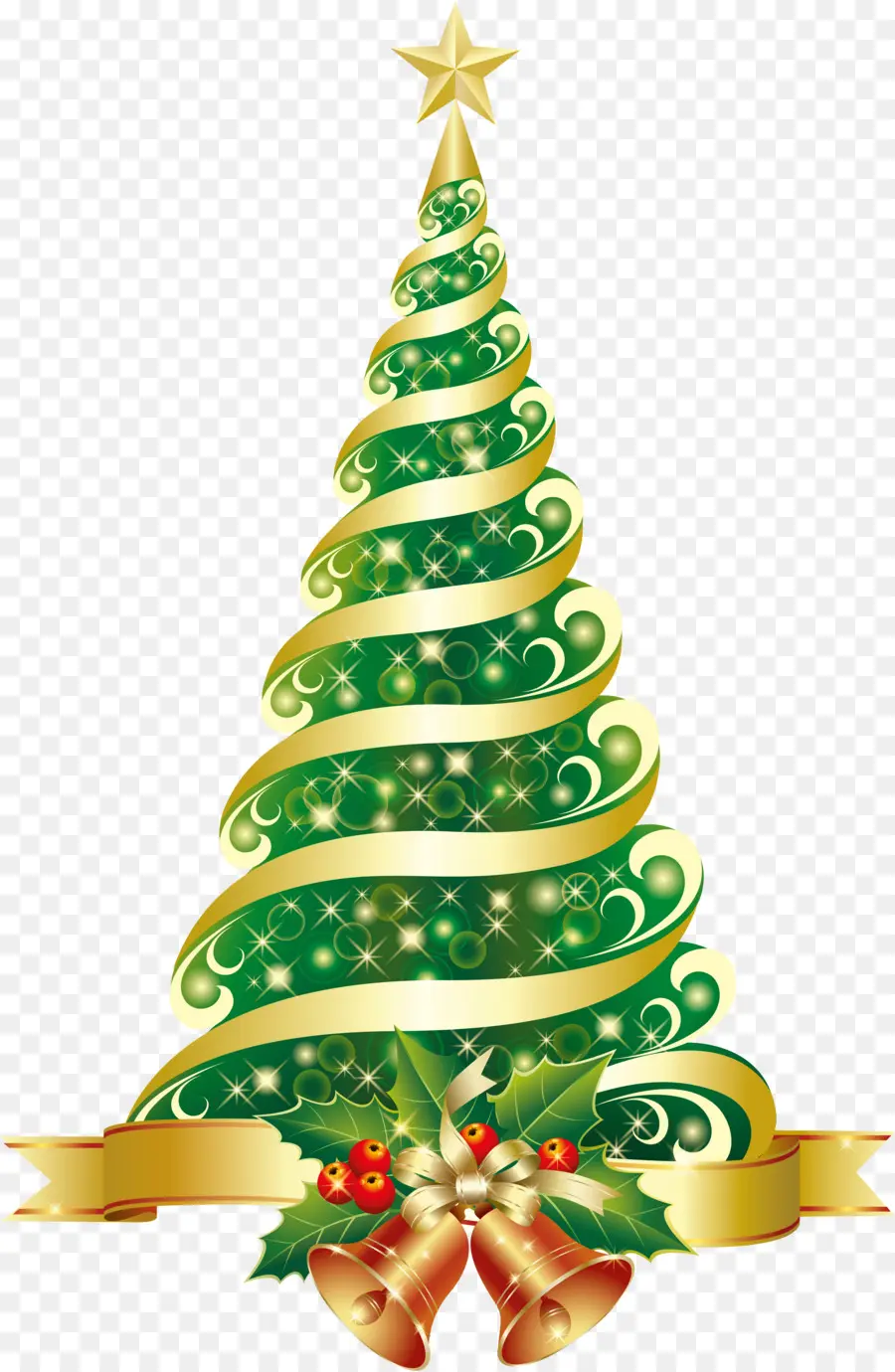 Pohon Natal Emas，Dekorasi PNG