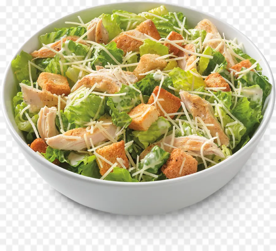 Salad Ayam Caesar，Salad PNG