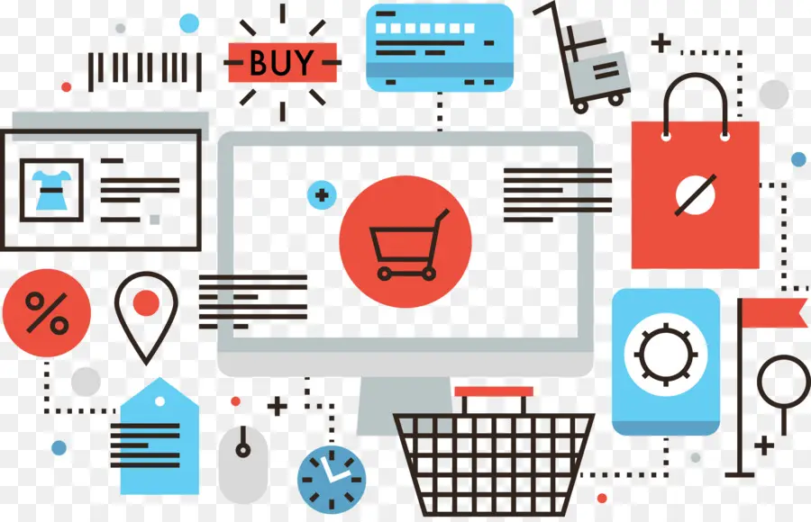 Pengembangan Web，E Commerce PNG