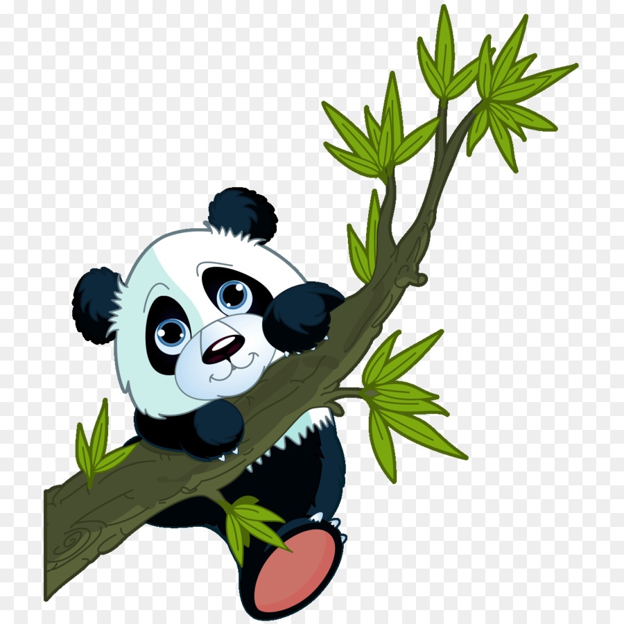 Panda Di Cabang，Bambu PNG