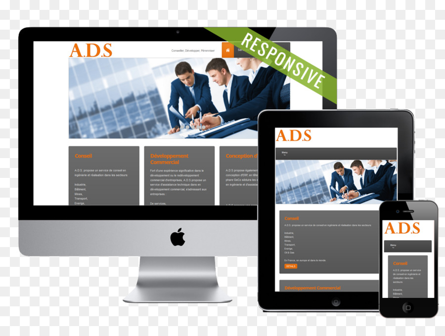 Desain Situs Web Responsif，Desain Web PNG