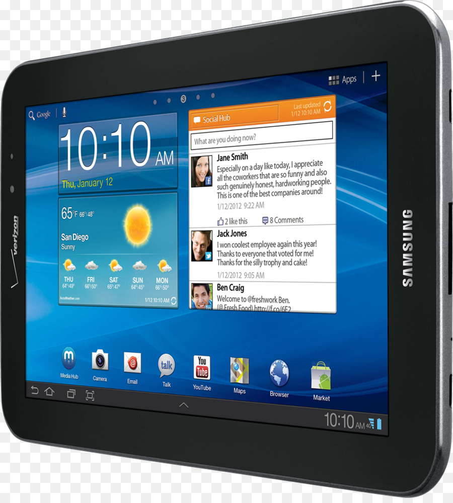 Samsung Galaxy Tab 77，Smartphone PNG