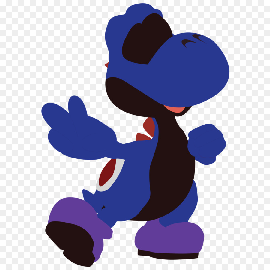 Dinosaurus Biru，Kartun PNG