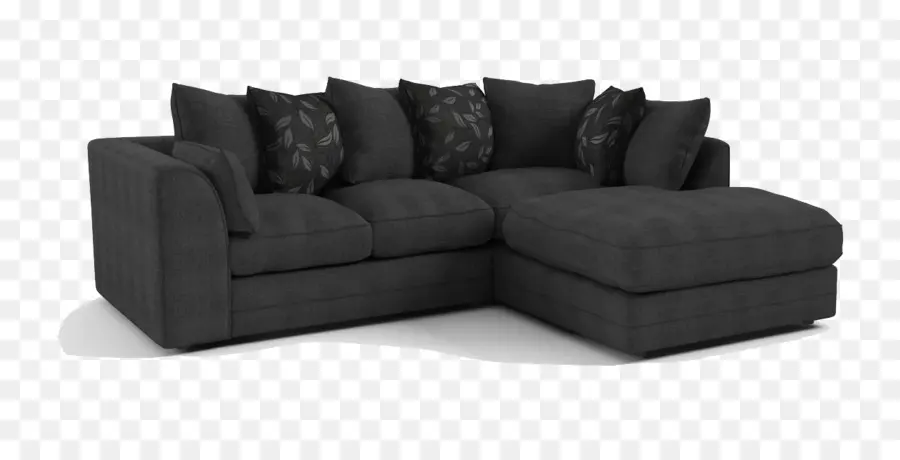 Sofa Hitam，Bantal PNG