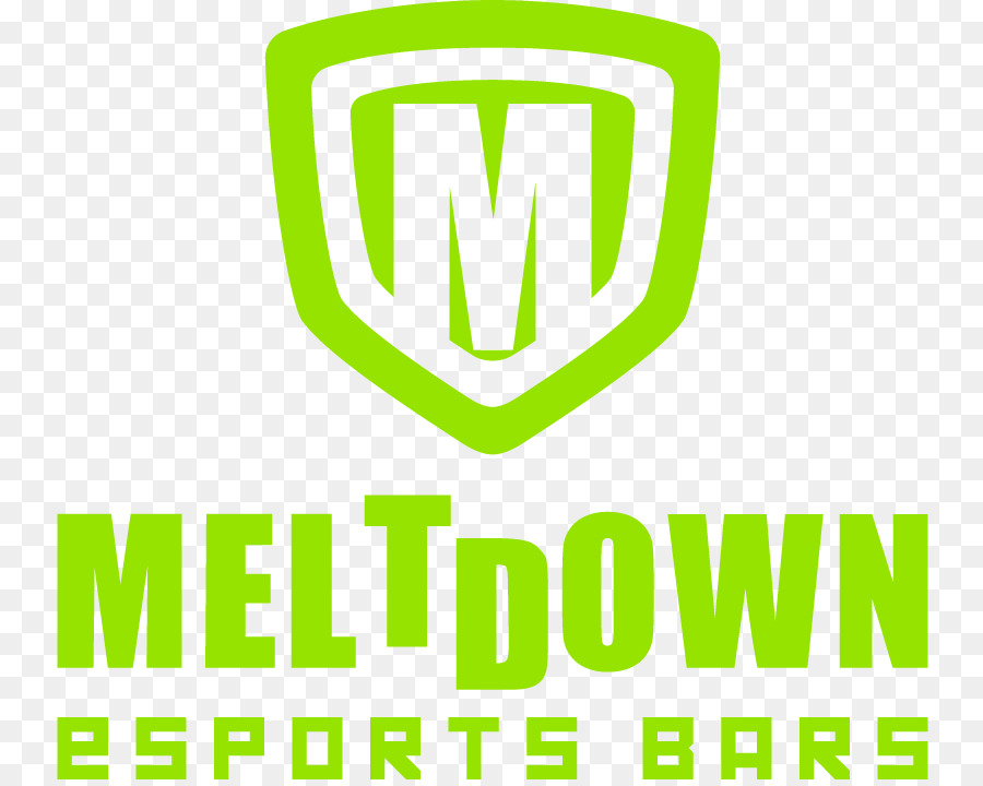 Logo Meltdown Esports Bar，Hijau PNG