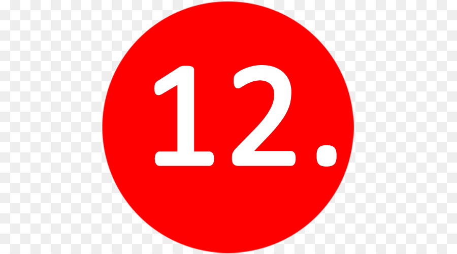 Nomor 12，Angka PNG